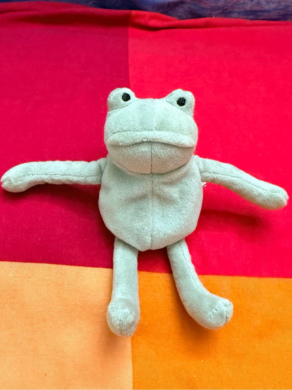 Jellycat Fergus Frog Bag Charm.